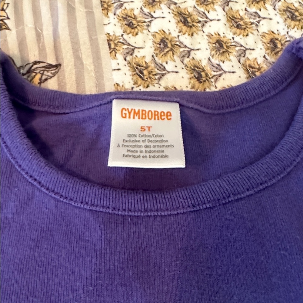 Gymboree Halloween Rich Purple Tee and pants - Picture 2 of 6